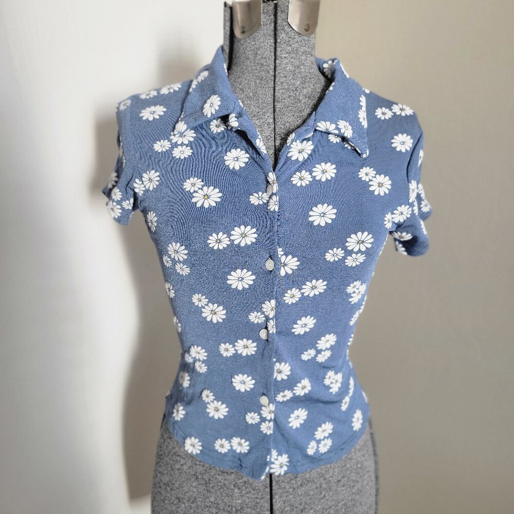 Vintage 90s Daisy Blouse